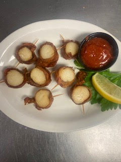 Scallops Wrapped In Bacon (Appetizer)