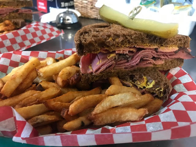 Montreal Smoked Meat Sandwich and Fries